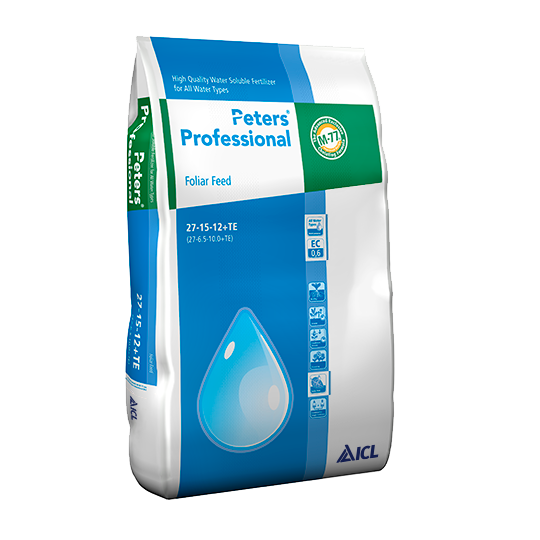 PETERS PROFESSIONAL 27+15+12 15KG FOLIAR FEED