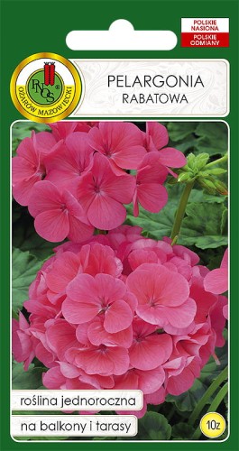 PELARGONIA  RABATOWA RÓŻOWA 10 nasion