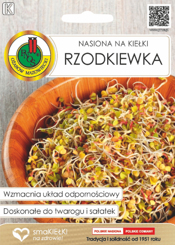 NASIONA NA KIEŁKI RZODKIEWKA (20G)