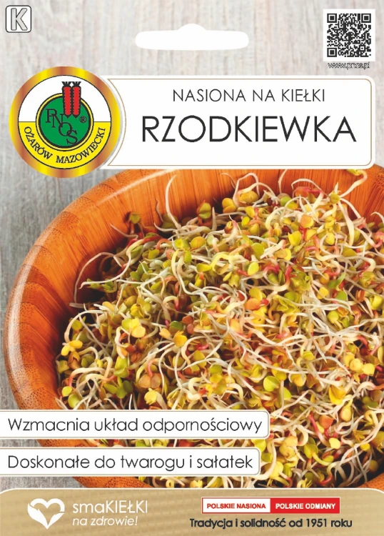 NASIONA NA KIEŁKI RZODKIEWKA (20G)