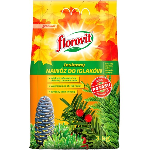 FLOROVIT NAWÓZ JESIENNY DO IGLAKÓW  3KG