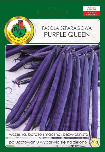 FASOLA KARŁOWE PURPLE QUEEN (30G)