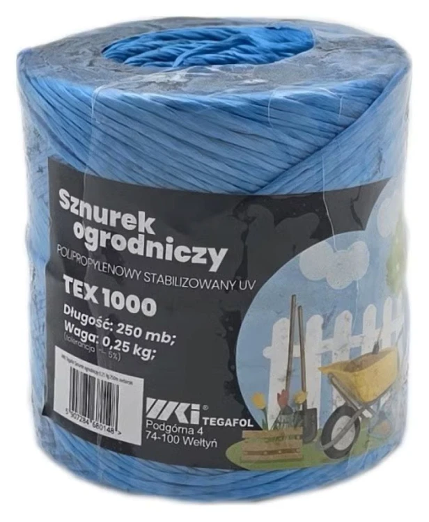 Sznurek TEX 1000 dł 250mb niebieski