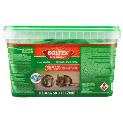 PASTA NA MYSZY I SZCZURY 1,5KG NIEBIESKA SOLTEX