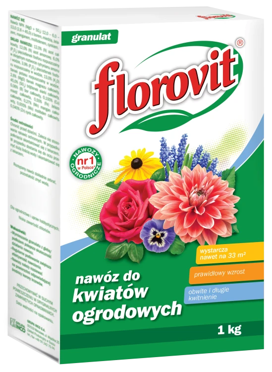 FLOROVIT DO KWIATÓW OGRODOWYCH 1KG