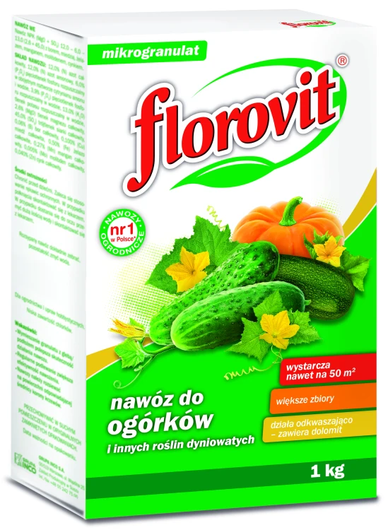 FLOROVIT DO OGÓRKÓW I DYNIOWATYCH GRAN. 1KG