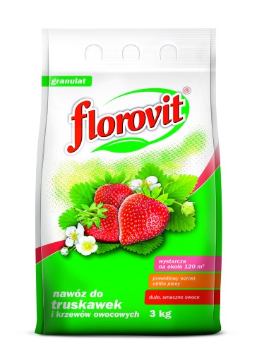 FLOROVIT DO TRUSKAWEK I KRZEWÓW OWOCOWYCH GRAN. 3KG