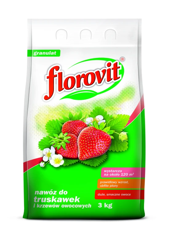 FLOROVIT DO TRUSKAWEK I KRZEWÓW OWOCOWYCH GRAN. 3KG