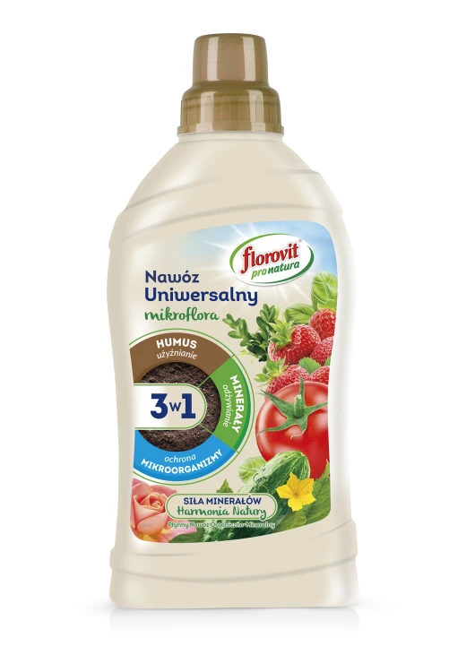 FLOROVIT PRO NATURA MIKROFLORA 3W1 UNIWERSALNY 1L