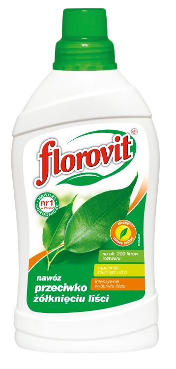 FLOROVIT PRZECIW ŻÓŁKNIĘCIU  LIŚCI  1L