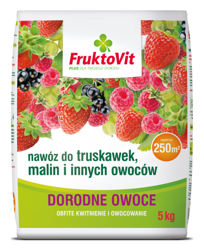 FRUKTOVIT DO TRUSKAWEK, MALIN I INNYCH OWOCÓW 5KG