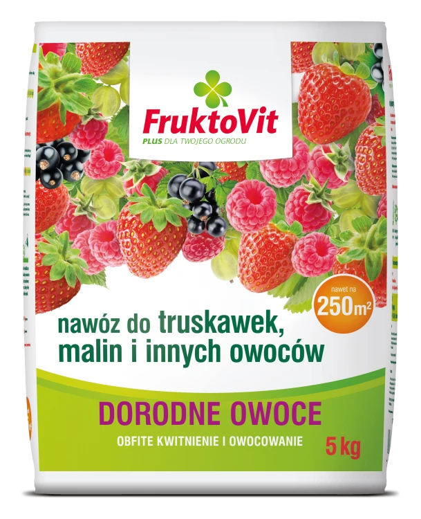 FRUKTOVIT DO TRUSKAWEK, MALIN I INNYCH OWOCÓW 5KG