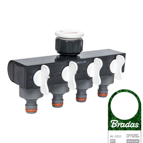 ROZDZIELACZ NA KRAN 1"-3/4  -CZTERY ZAWORY WL-3033