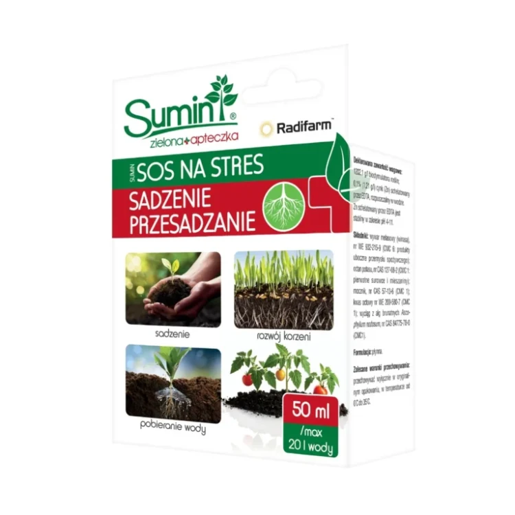 SOS NA STRES SADZENIE/PRZESADZANIE 50ml SUMIN