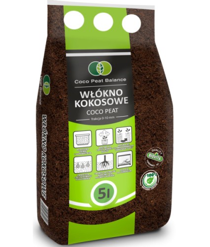 WŁÓKNO KOKOSOWE COCO 10MM 5L BIOVITA