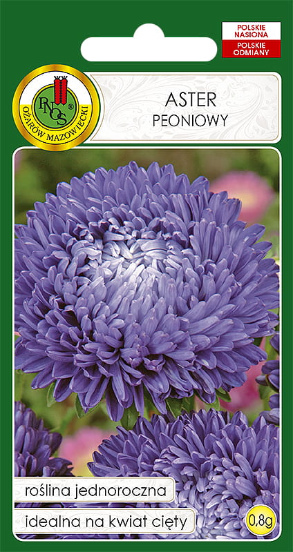 ASTER PEONIOWY NIEBIESKI (0,8G)