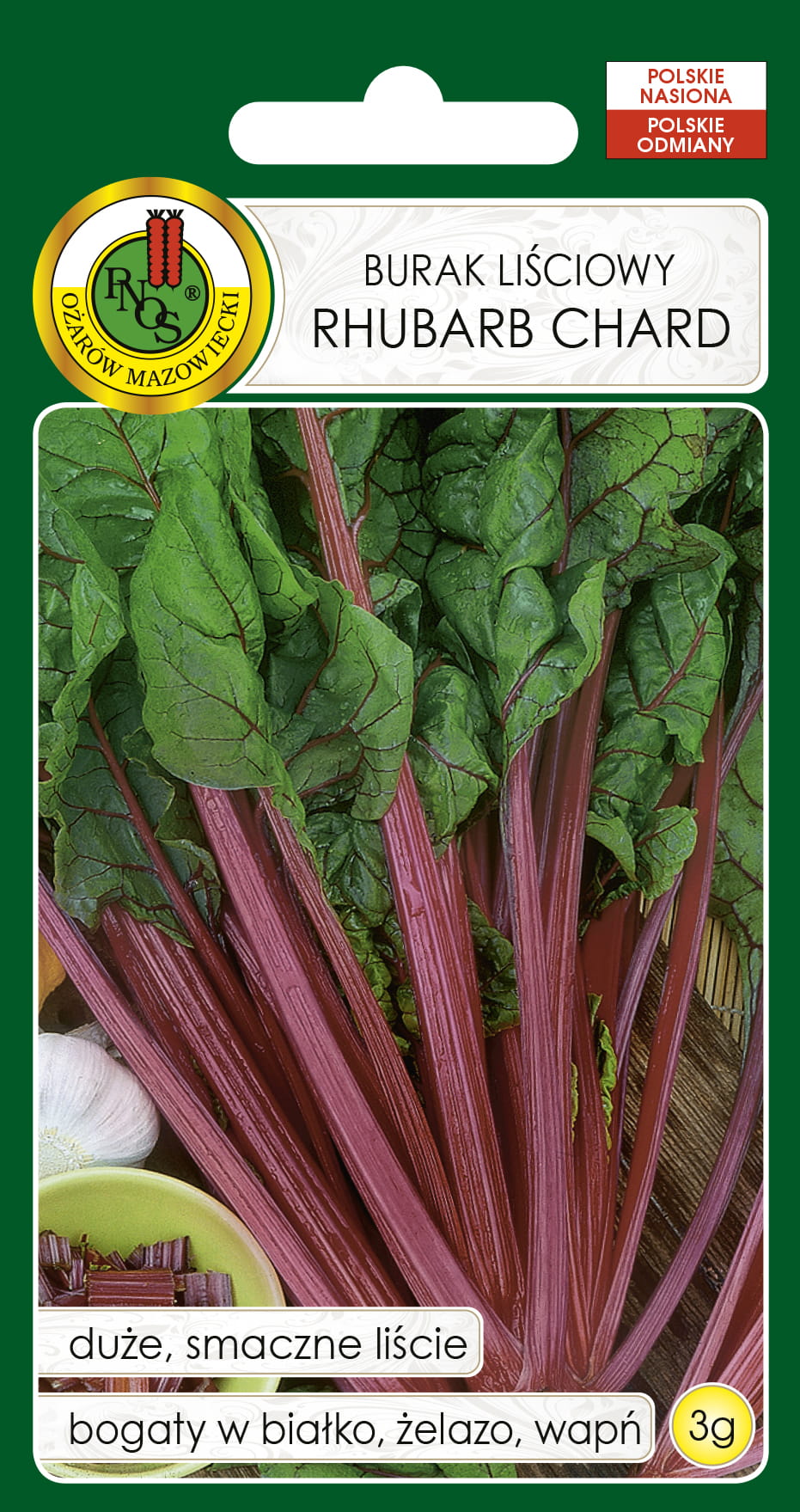 BURAK LISCIOWY RHUBARB CHARD (3G)