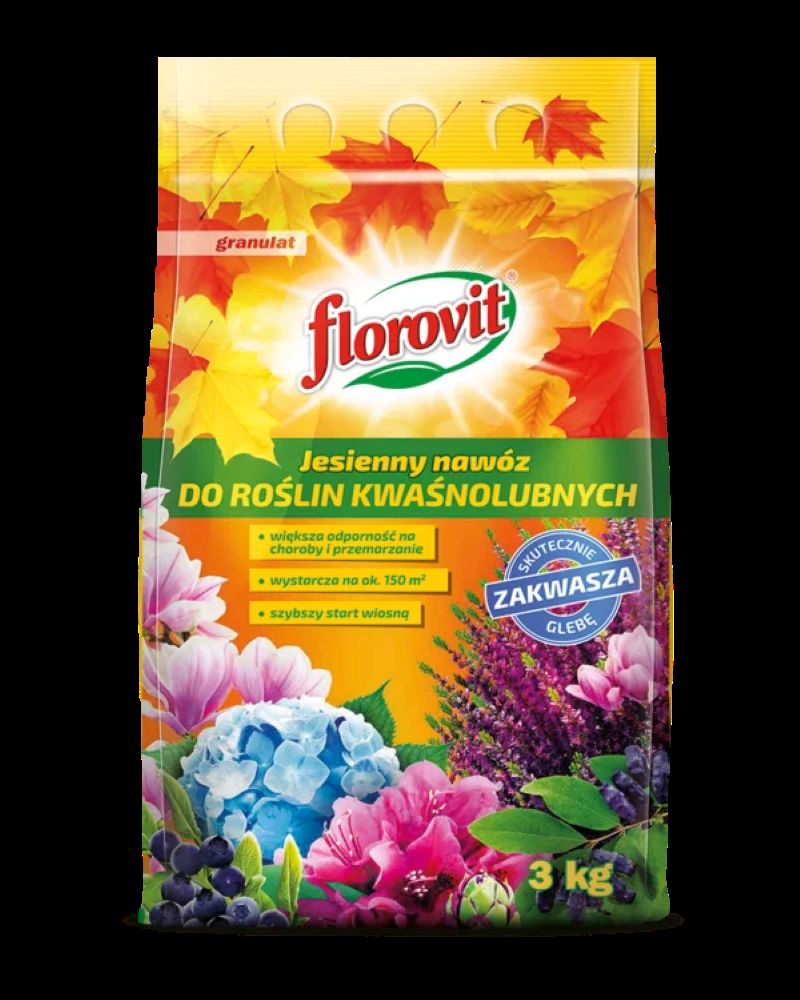 FLOROVIT JESIENNY DO KWAŚNOLUBNYCH  3 KG