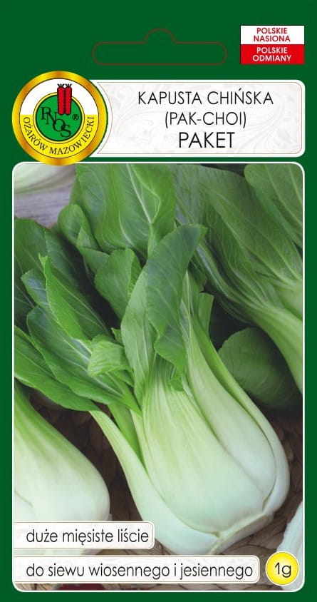 KAPUSTA CHIŃSKA PAK CHOI PAKET (1G)