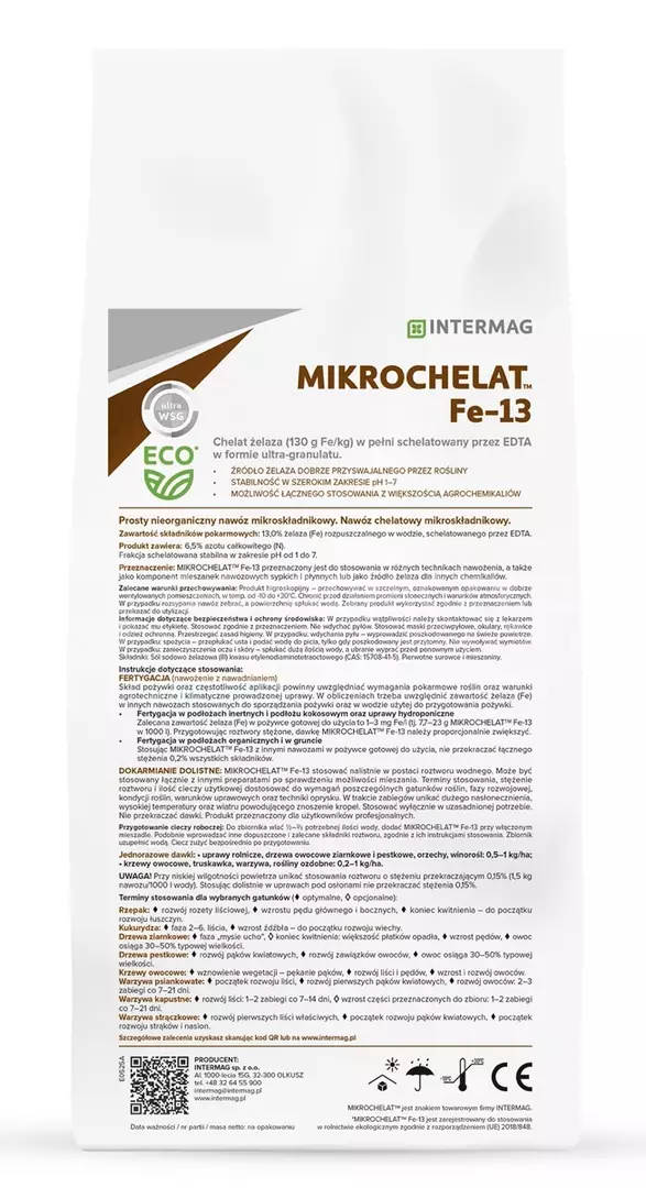 MIKROCHELAT ŻELAZA 13% 1KG