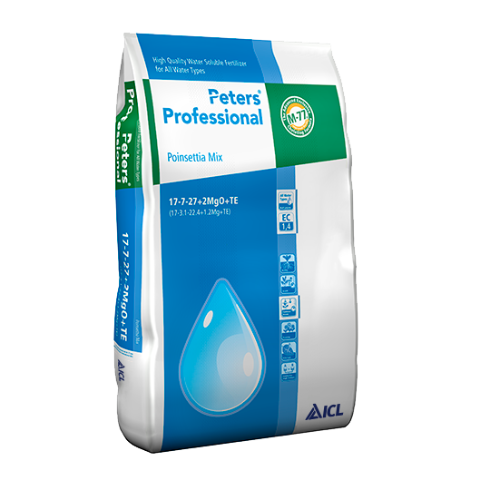 PETERS PROFESSIONAL 17+7+27 15KG  POINSETTIA MIX