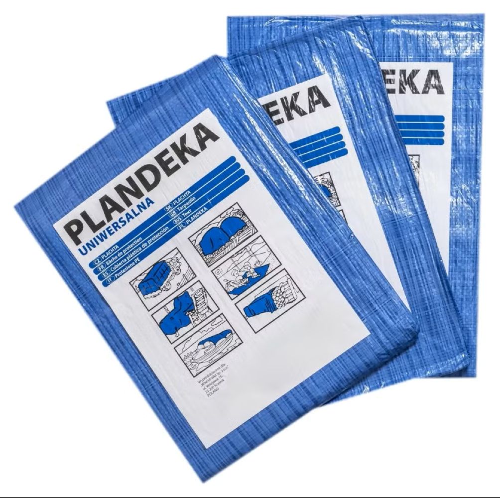 PLANDEKA 6X12 NIEBIESKA