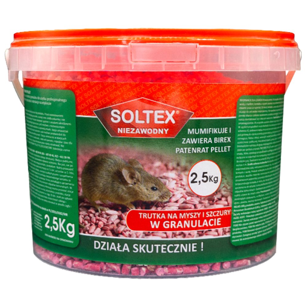 GRANULAT NA MYSZY I SZCZURY 2,5KG SOLTEX