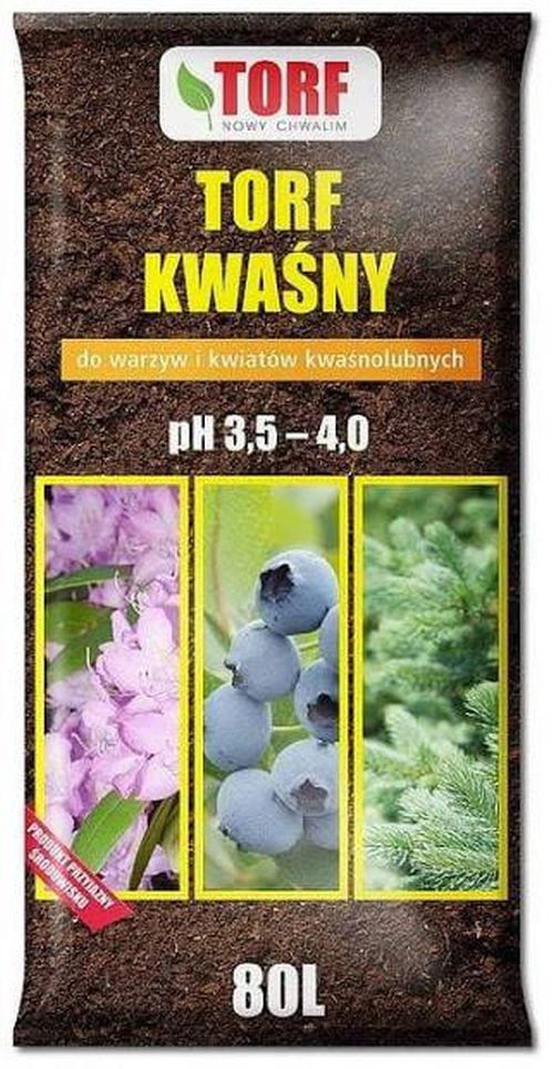 TORF KWAŚNY 3,5-4,0 PH 80L NOWY CHWALIM