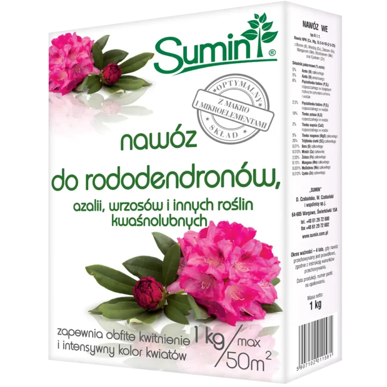 NAWÓZ DO RODODENDRONÓW I AZALII 1kg SUMIN