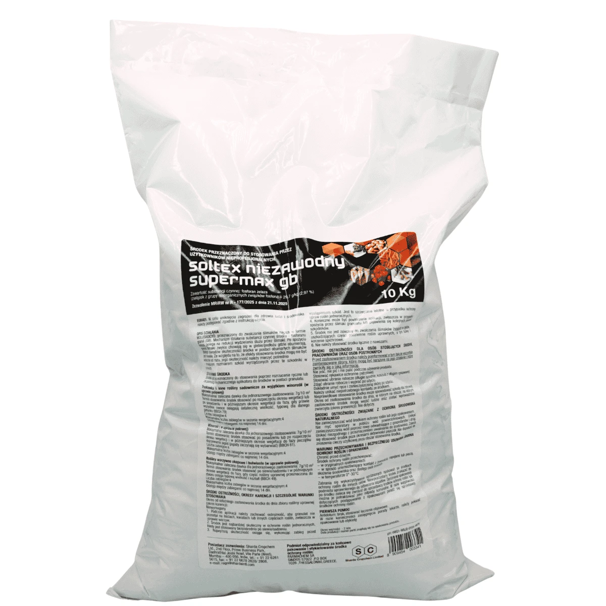 SUPERMAX GB GRANULAT NA ŚLIMAKI 10KG SOLTEX