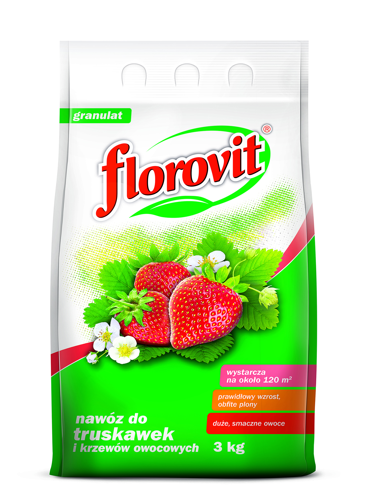 FLOROVIT DO TRUSKAWEK I KRZEWÓW OWOCOWYCH GRAN. 3KG