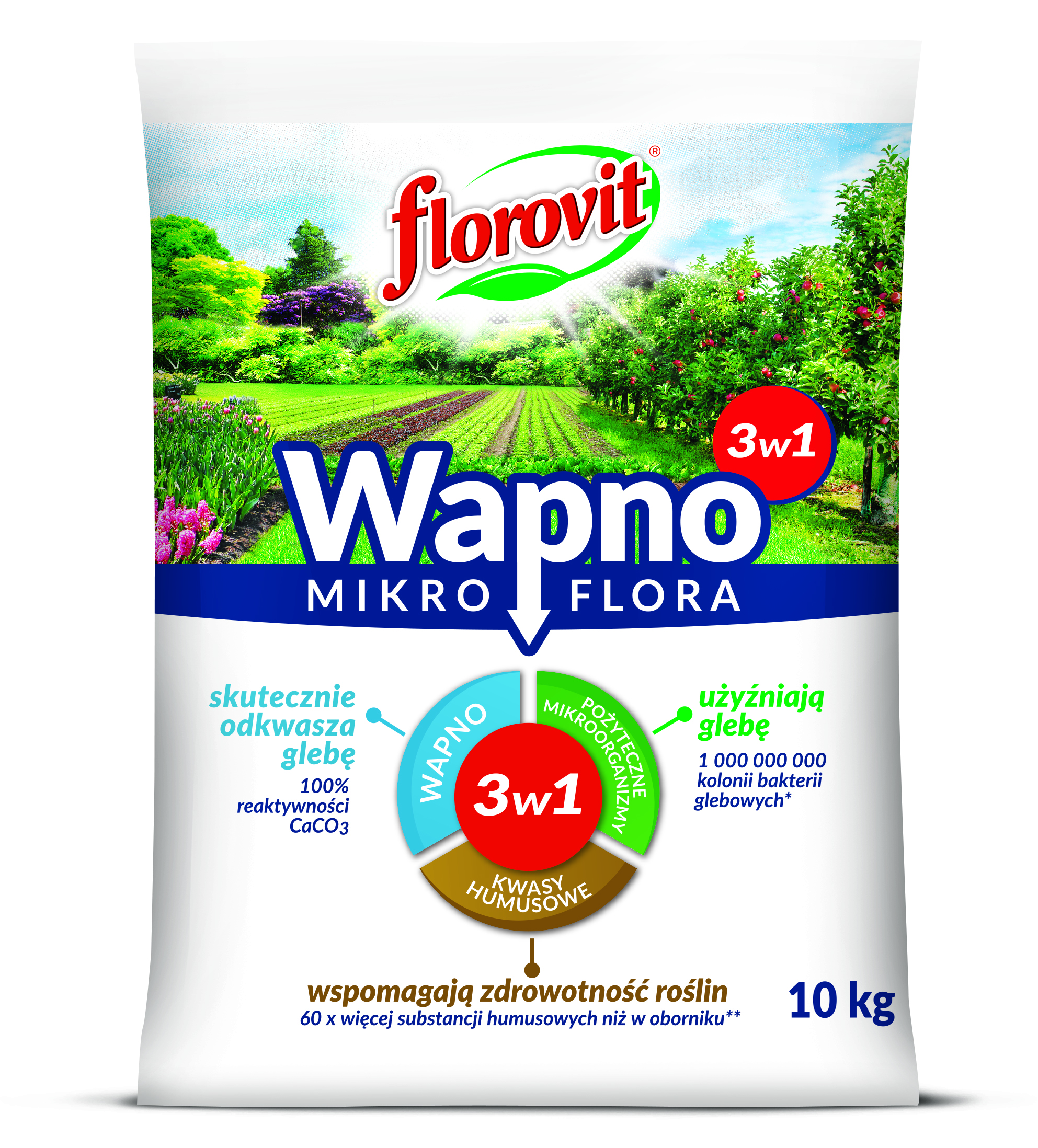 FLOROVIT WAPNO GRANULOWANE MIKROFLORA (PMG) 10KG  