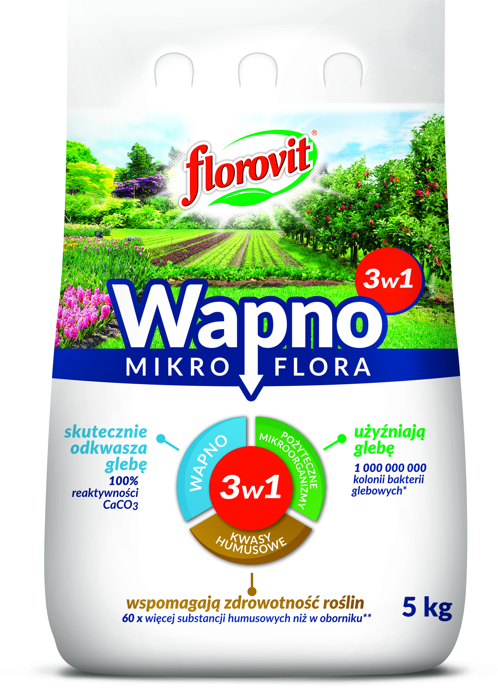 FLOROVIT WAPNO GRANULOWANE MIKROFLORA (PMG) 5KG  