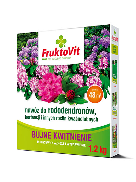 FRUKTOVIT DO RODODENDRONÓW HORTENSJI I KWAŚNOLUBNYCH 1,2KG