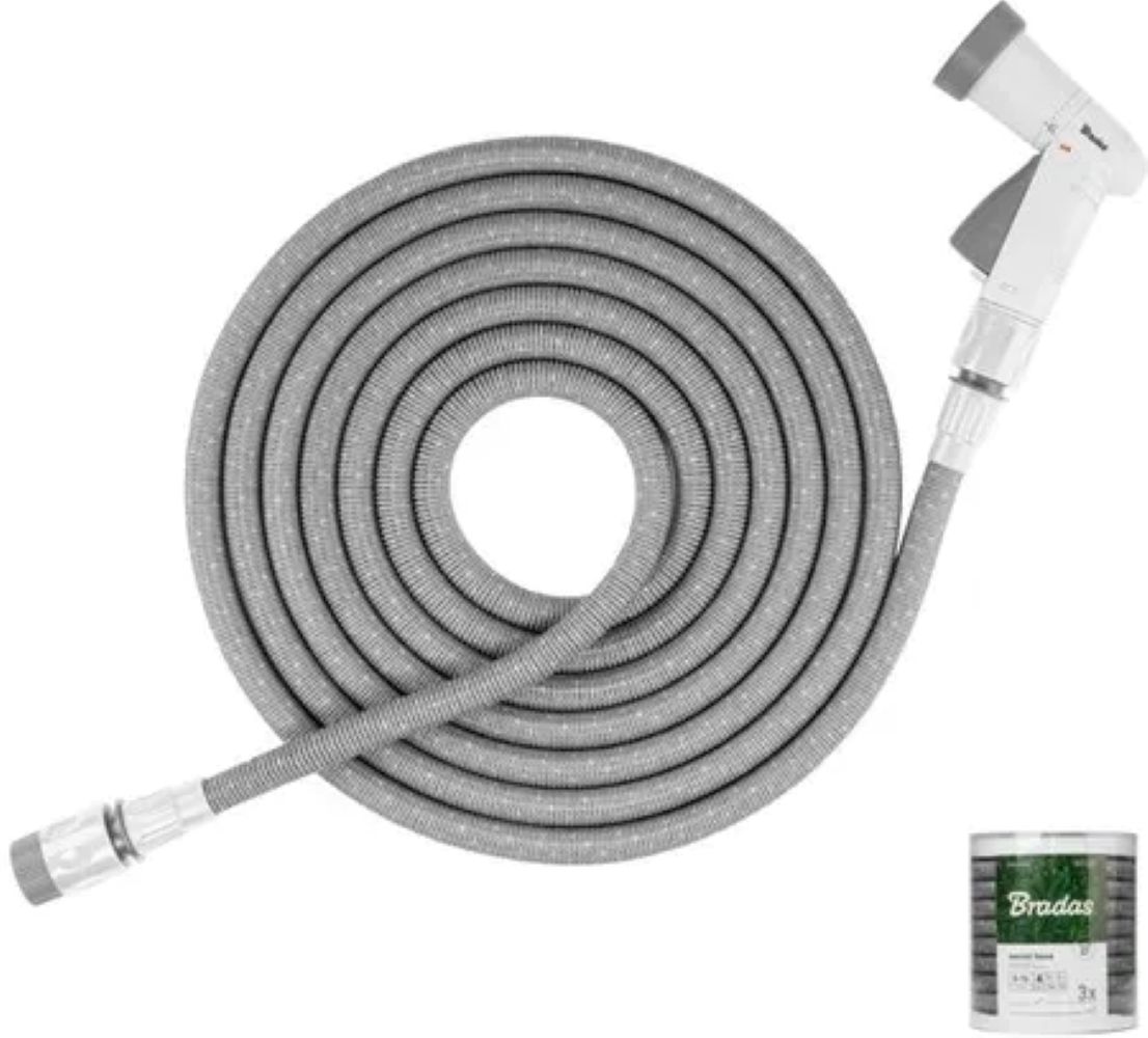 KOMPLET ZRASZAJĄCY SECRET HOSE 15M-45M SZARY WSCH1545GY