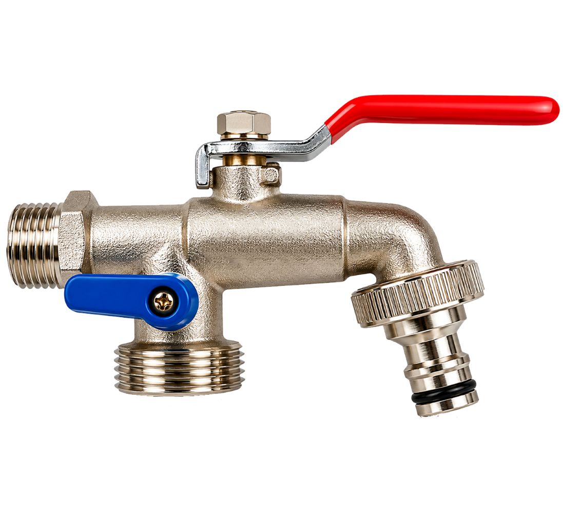 KRAN Z KOŃCÓWKĄ WĘŻA 1"-3/4 GKK0534