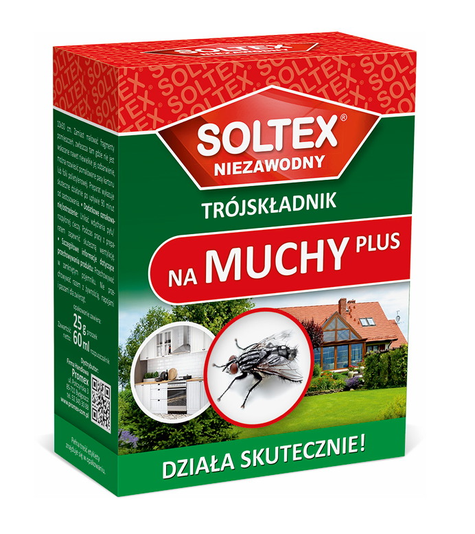 TRÓJSKŁADNIK NA MUCHY 25G SOLTEX