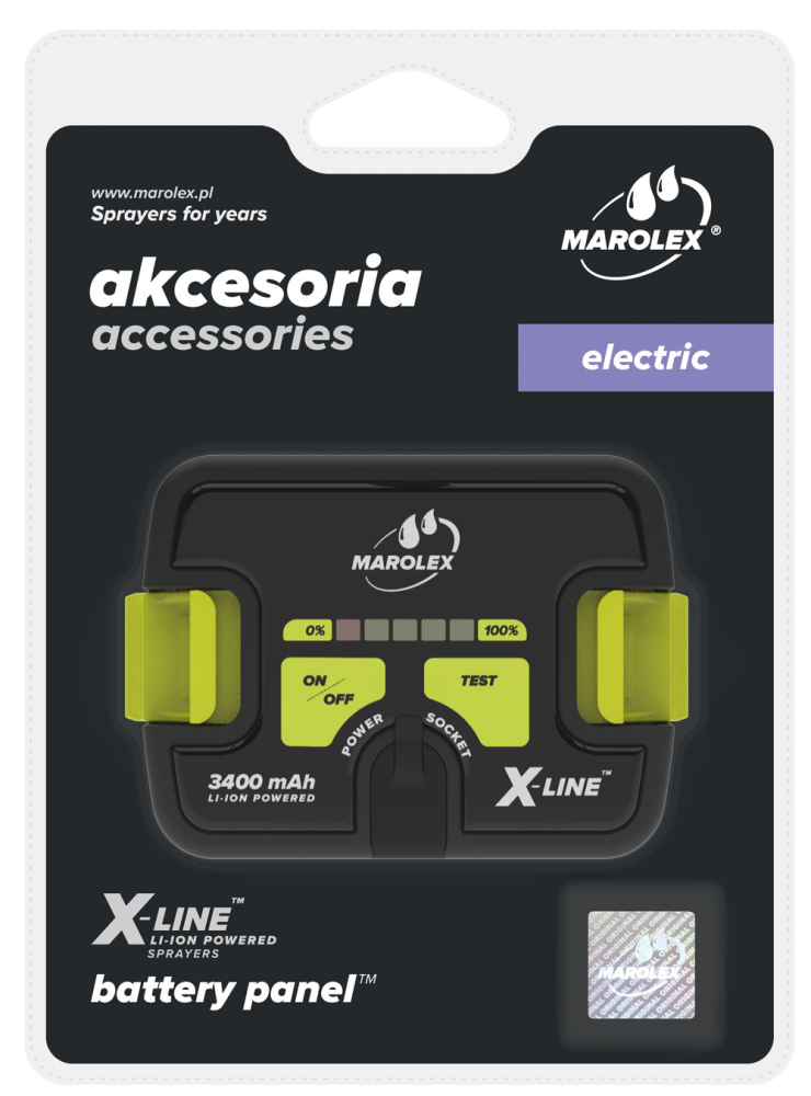 AKUMULATOR Z PANELEM STERUJĄCYM MAROLEX