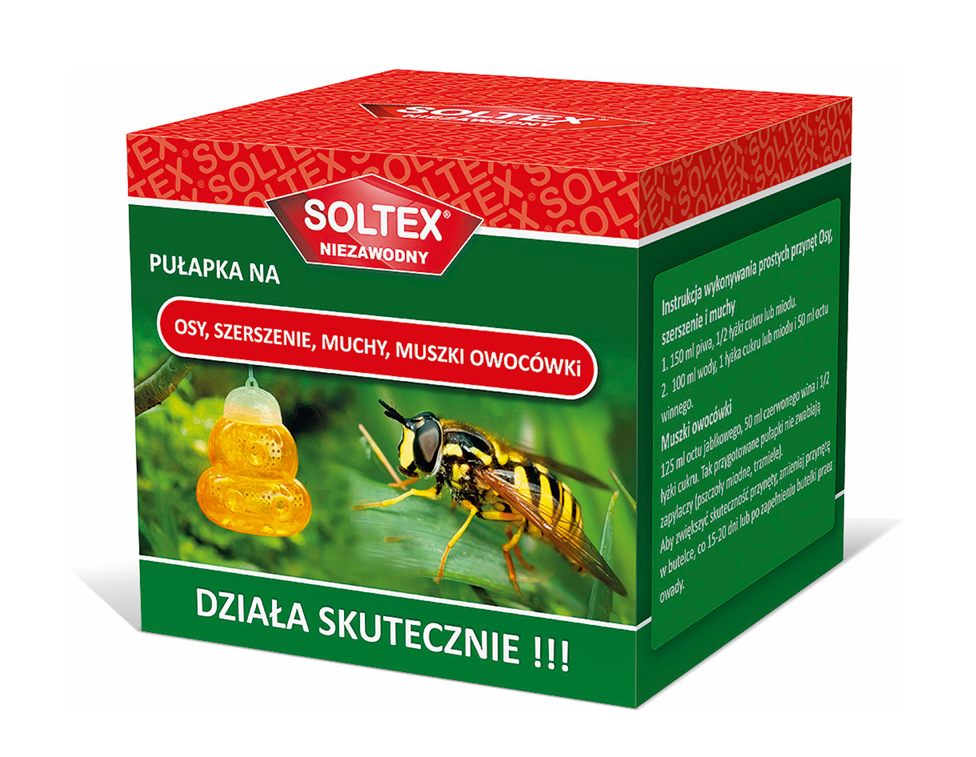PUŁAPKA NA OSY, MUCHY, MUSZKI OWOCÓWKI SOLTEX